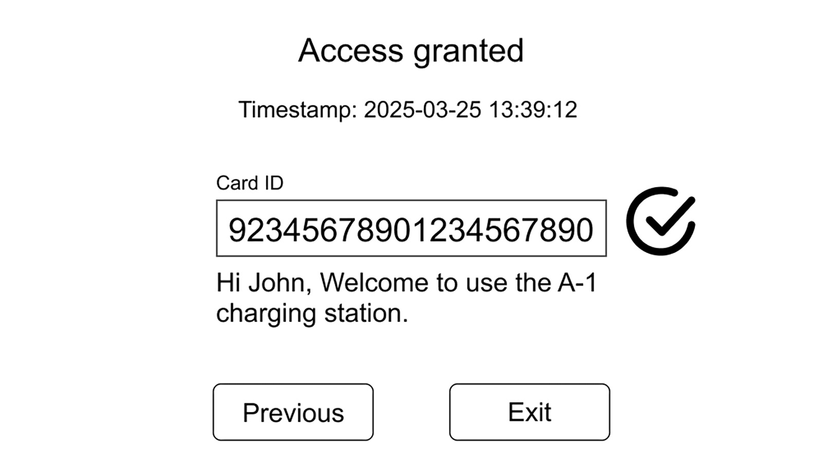 Access Granted Wireframe